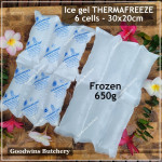 Ice gel THERMAFREEZE pengganti es batu THERMA FREEZE rectangle sheet (price/cell)